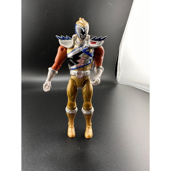 2015 Saban Dino Super Charge Gold Power Ranger 5” - Picture 1 of 10